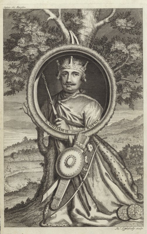 Portræt af William II af England af English School