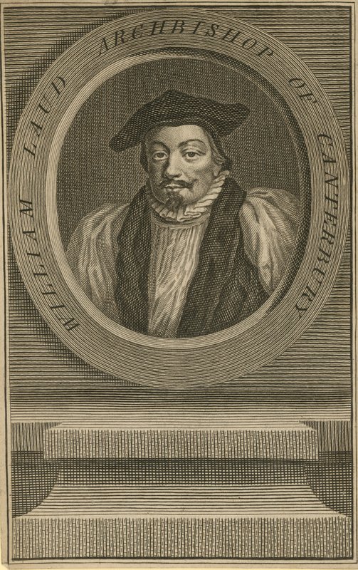 Portræt af William Laud af English School