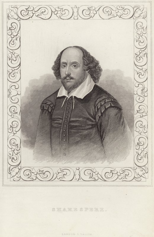 Portræt af William Shakespeare af English School