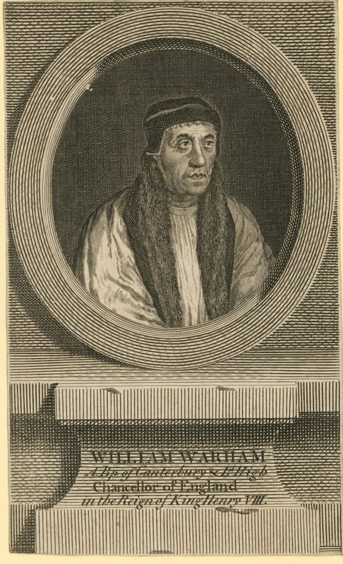 Portræt af William Warham af English School