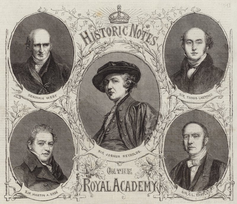 Portrætter af præsidenterne for Royal Academy af English School