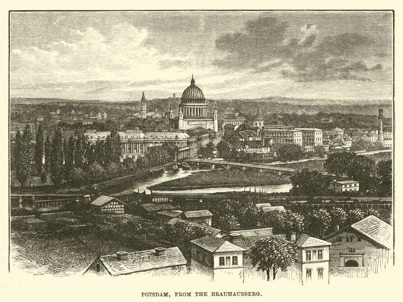 Potsdam, fra Brauhausberg af English School