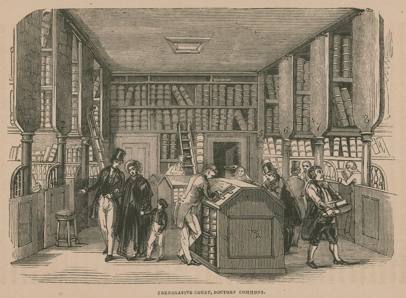 Prerogative Court, Doctors Common, London af English School