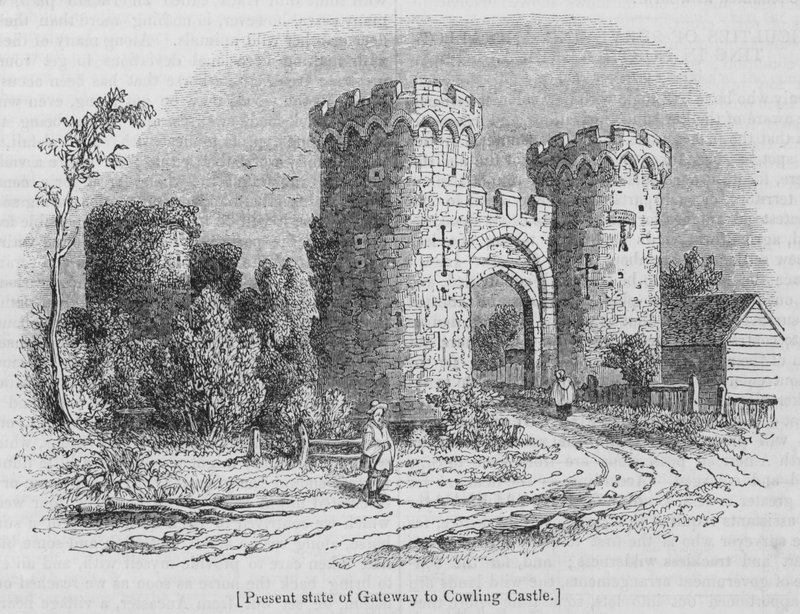 Nuværende tilstand Gateway til Cowling Castle af English School