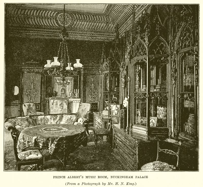 Prince Alberts Music Room, Buckingham Palace af English School