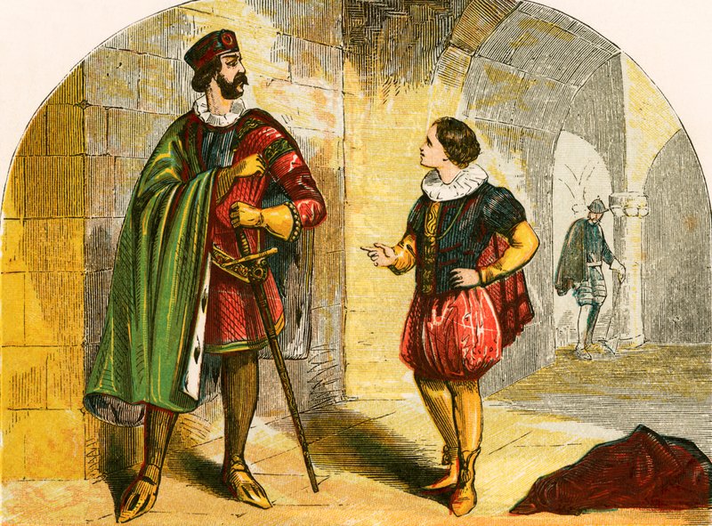 Prins Arthur kræver sin onkels krone af English School