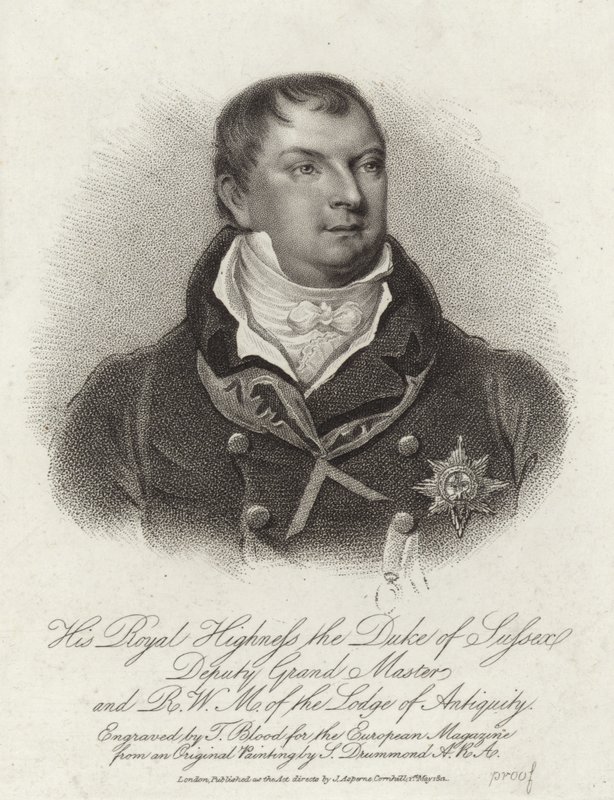 Prins Augustus Frederick, hertug af Sussex af English School