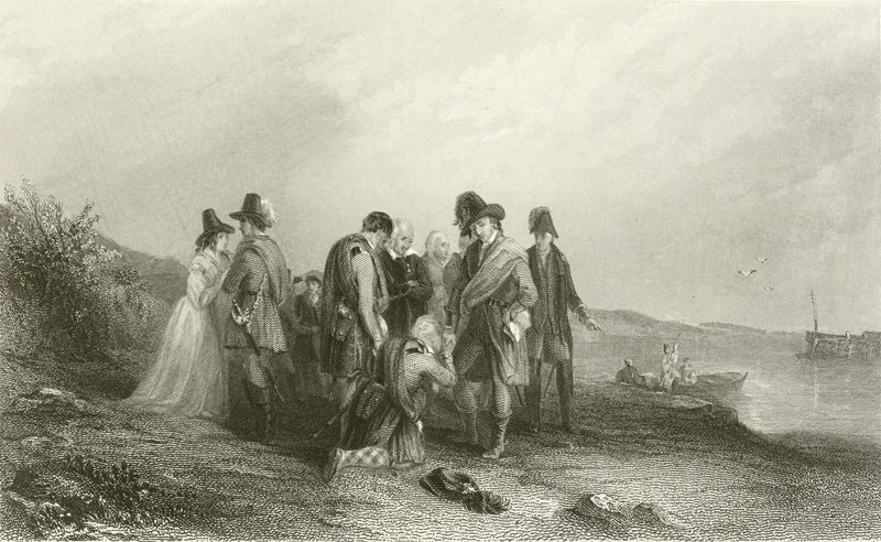 Prins Charles Edward tager afsked med sine tilhængere af English School