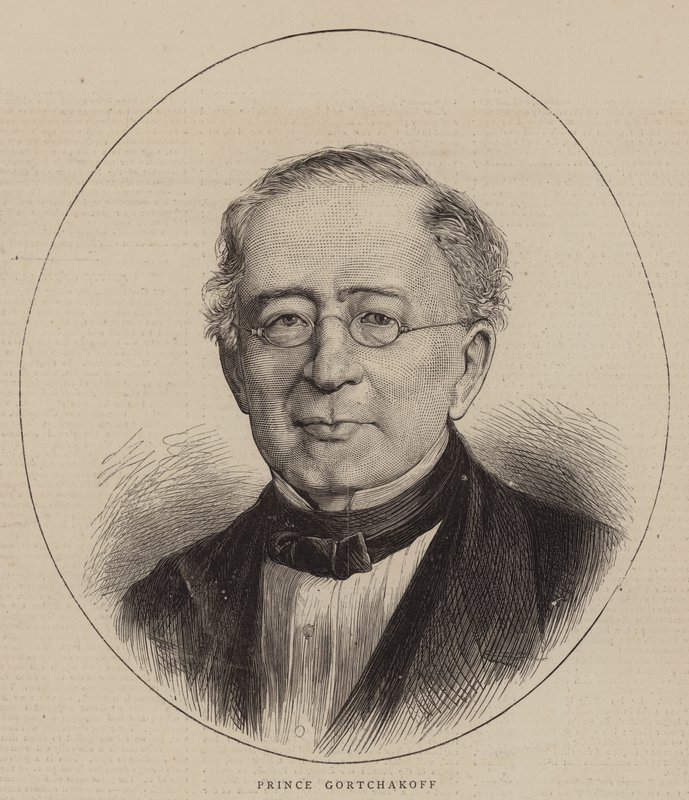 Prins Gortchakoff (kobberstik) af English School