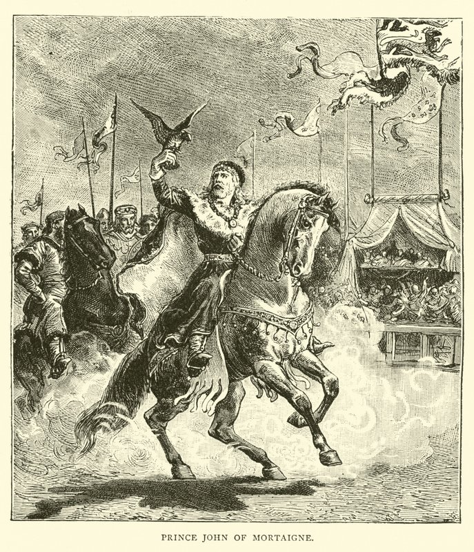Prins John af Mortaigne af English School