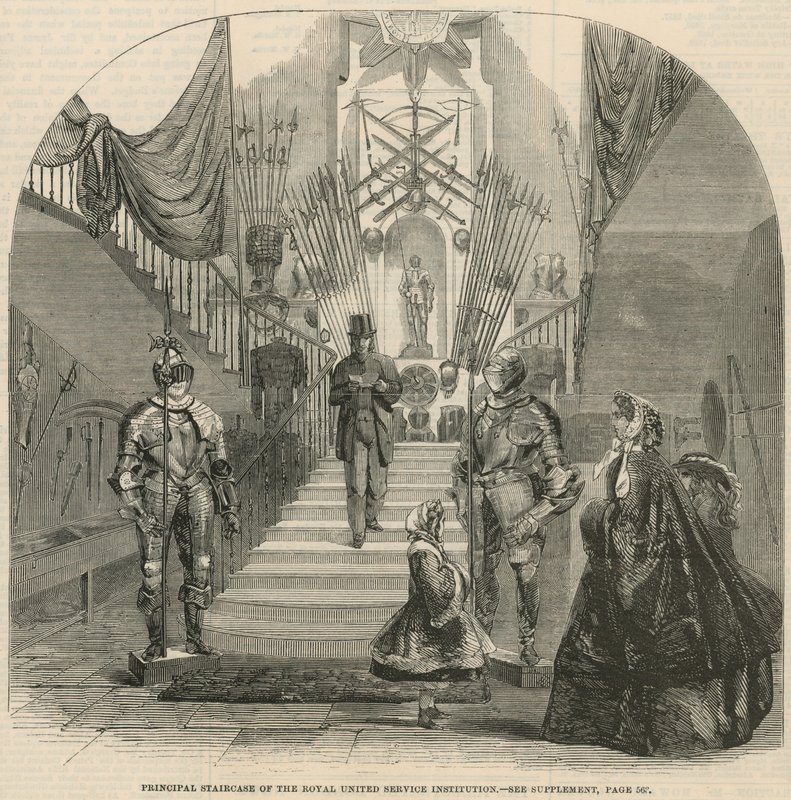 Hovedtrappe for Royal United Service Institution af English School