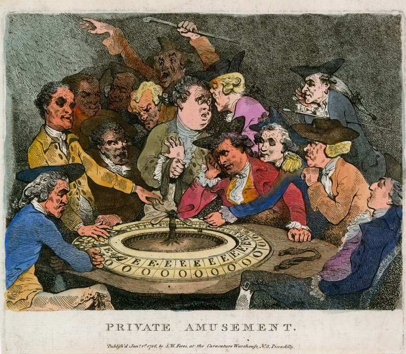 Privat forlystelse. Gambling af English School