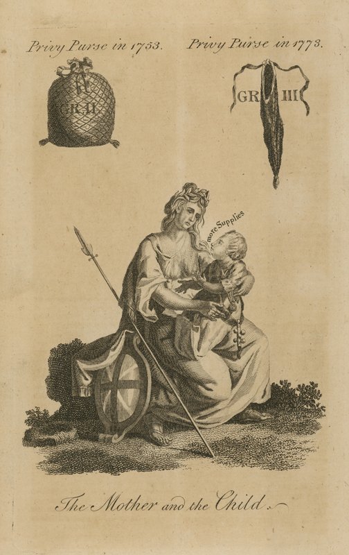 Hemmelig pung i 1753 sammen med hemmelig pung i 1773 af English School