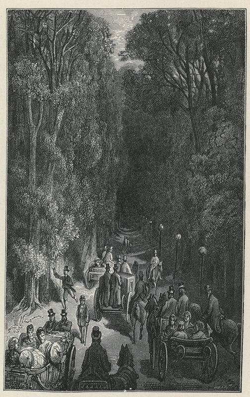 Procession ved Holland House, Middlesex af English School
