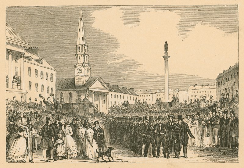 Procession fra St. Andrews Kirke af English School