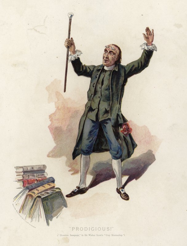 Prodigious!, Dominic Sampson i Sir Walter Scott Guy Mannering af English School