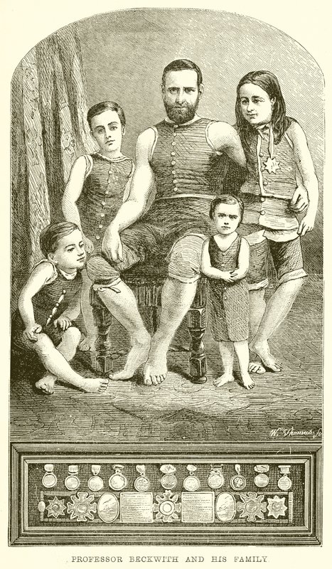 Professor Beckwith og hans familie af English School