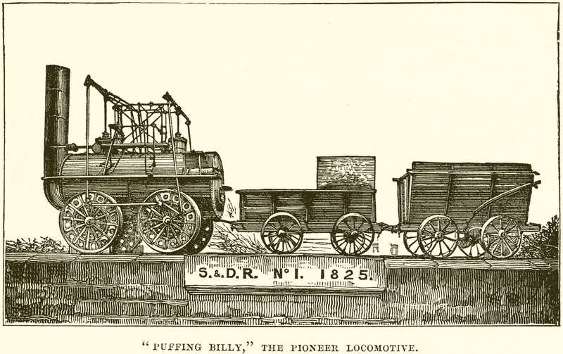 Puffing Billy, Pioneer Lokomotivet af English School