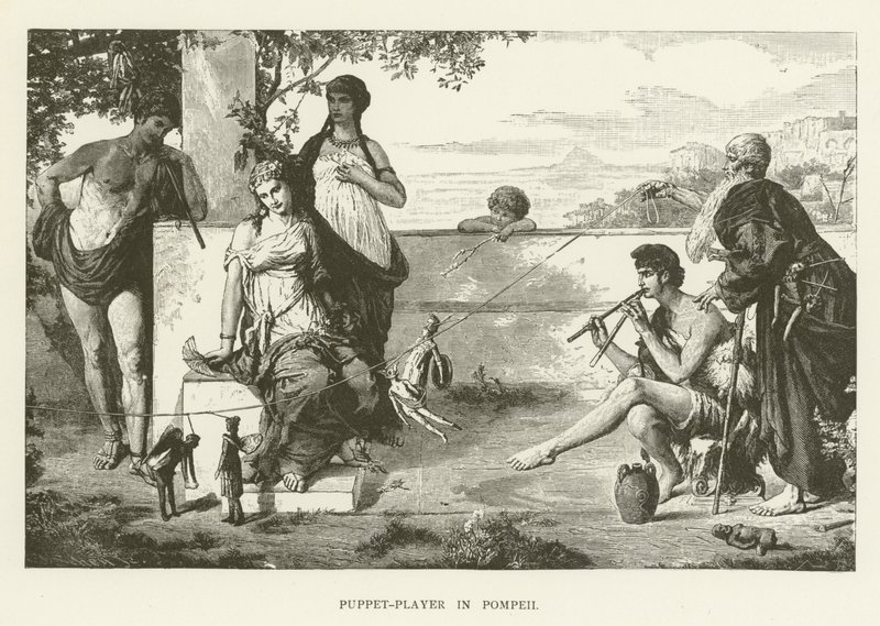 Dukkespiller i Pompeji af English School