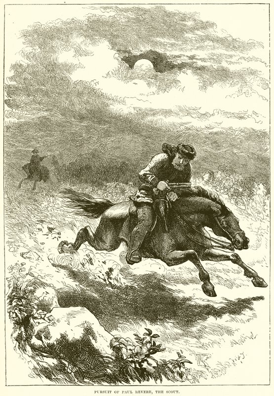 Forfølgelse af Paul Revere, spejderen af English School