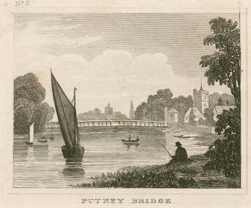 Putney Bridge, London af English School