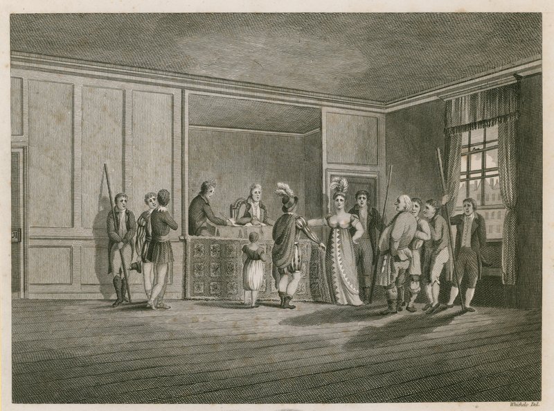 Pye Powder Court, Cloth Fair, West Smithfield, afholdt på Sign of the Hand and Shears offentlig hus af English School