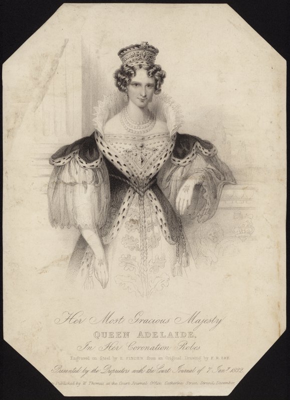 Dronning Adelaide af Det Forenede Kongerige af English School