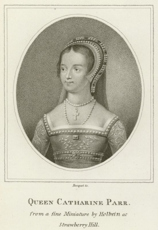 Dronning Catherine Parr (gravering) af English School