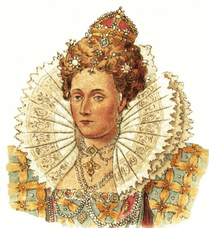 Dronning Elizabeth I af English School