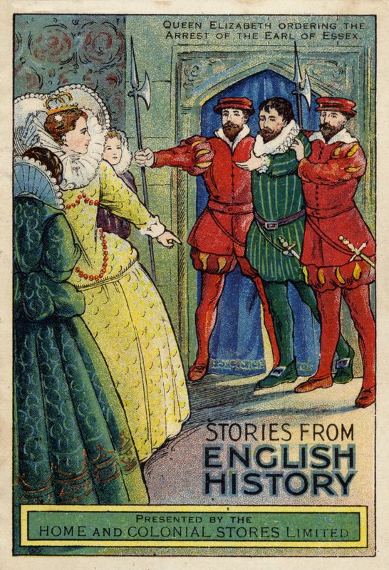 Dronning Elizabeth I beordrede arrestationen af jarlen af Essex af English School