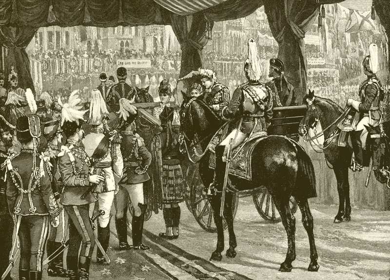 Dronning Victoria, Jubilee, Westminster Abbey, træner, heste af English School