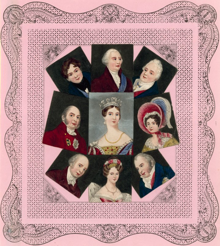 Dronning Victoria og hendes familie af English School