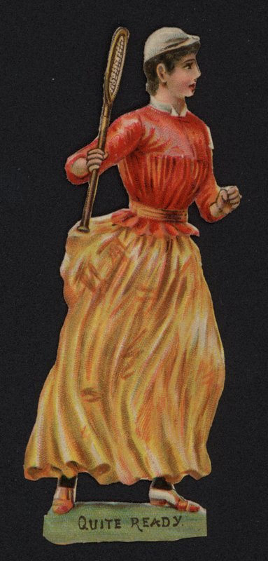 Helt klar, tennis (chromolitho) af English School