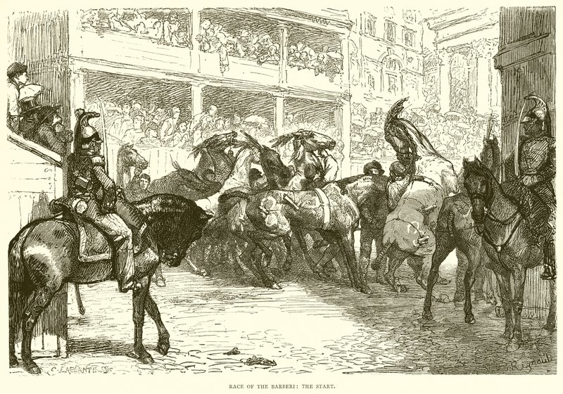 Race of the Barberi: The Start af English School