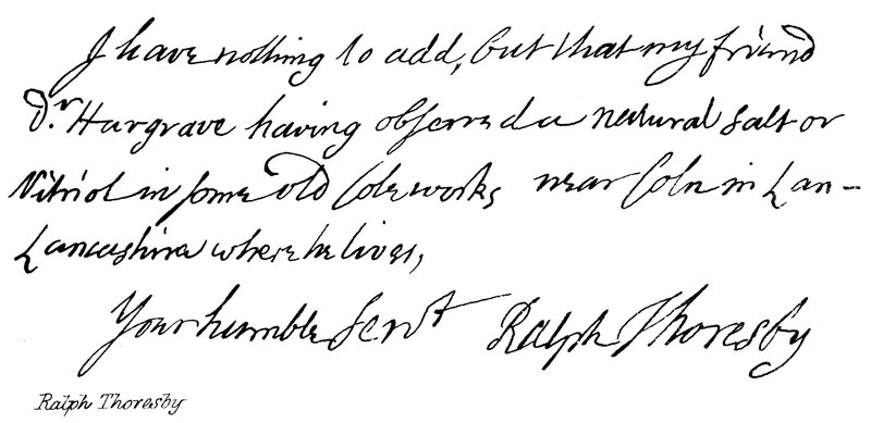 Ralph Thoresby af English School