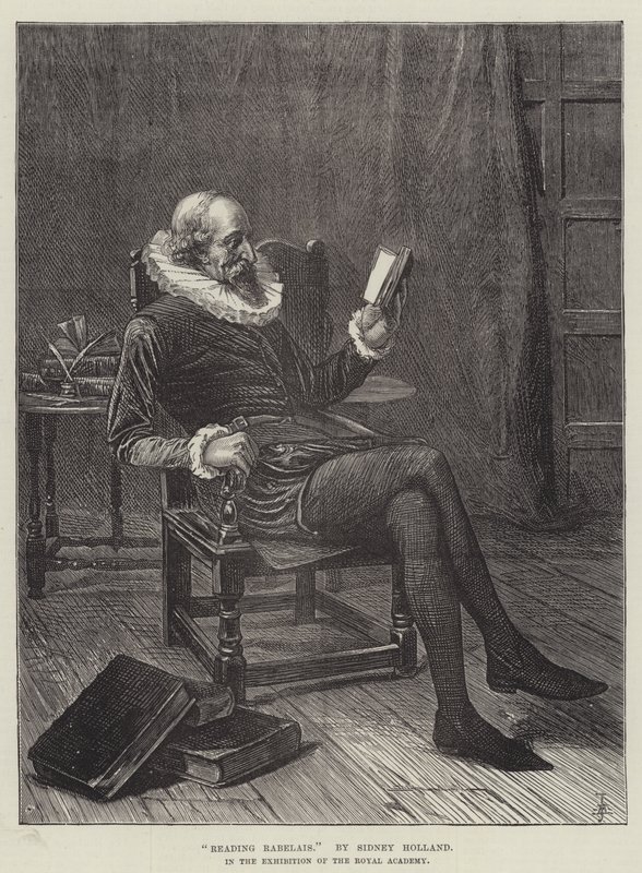 Læsning af Rabelais (gravering) af English School