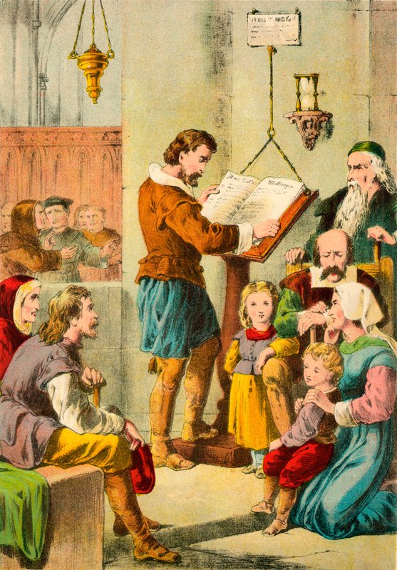 Læser Bibelen på St Pauls af English School