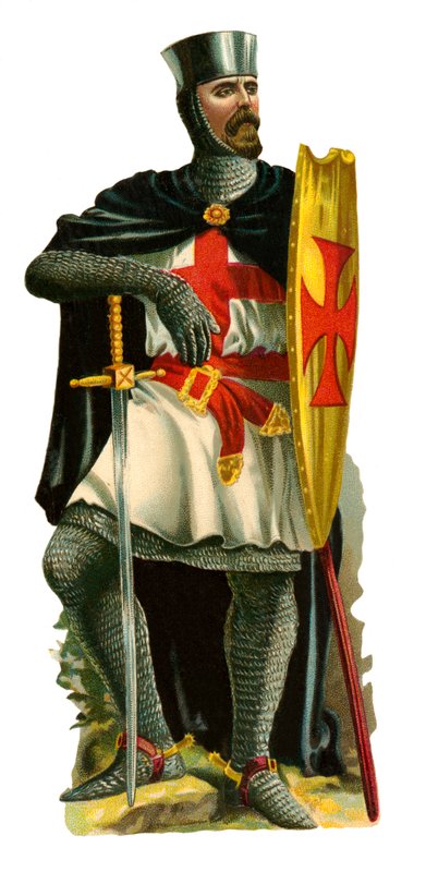 Røde Kors Ridder af kong Richard I, 1189-1199 af English School