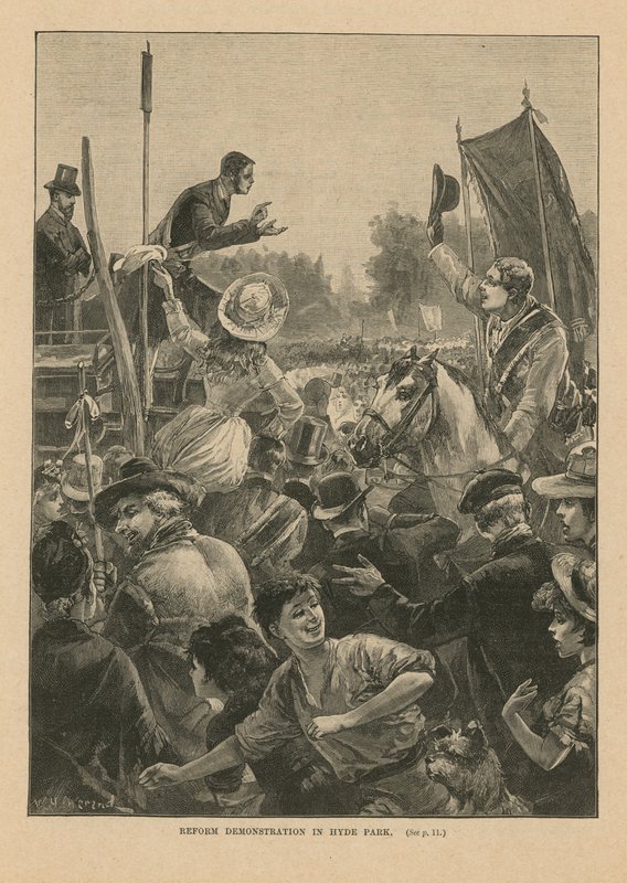 Reformdemonstration i Hyde Park af English School