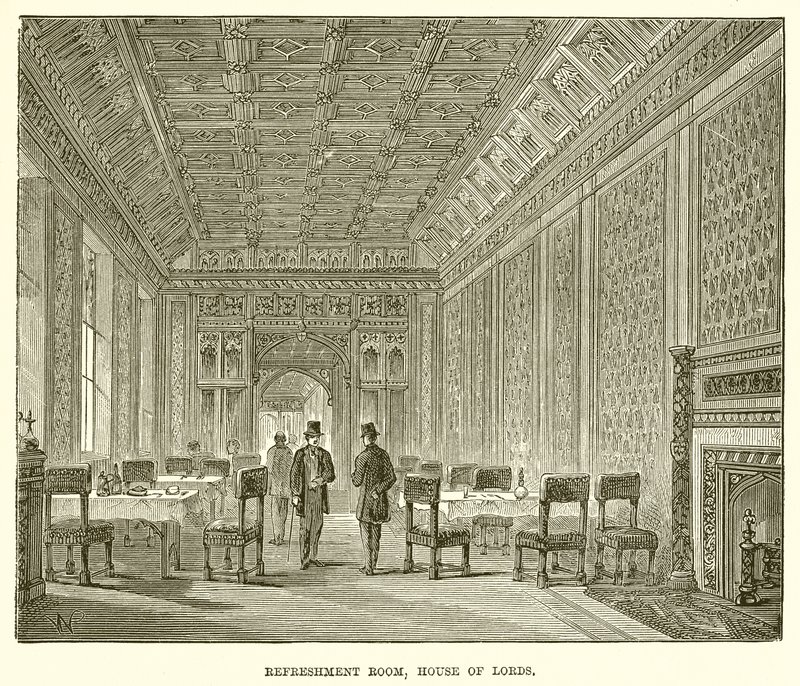 Forfriskningsrum, House of Lords af English School