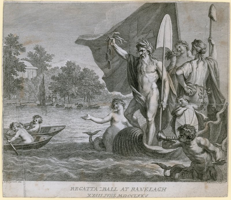 Regattabal i Ranelagh Gardens af English School