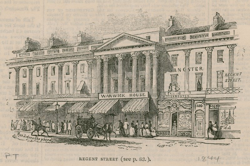 Regent Street, London, vestsiden af English School