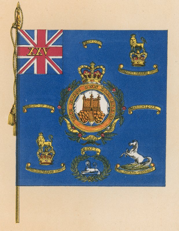 Regimental Colors of Twenty-Fifth, eller King