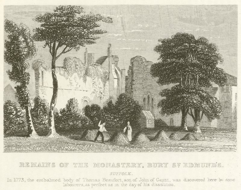 Rester af klosteret, Bury St Edmund