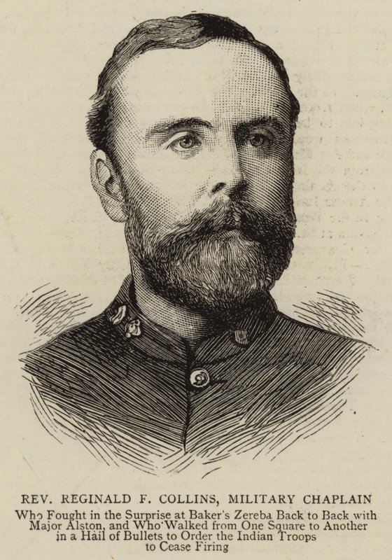 Pastor Reginald F. Collins, militærpræst (gravering) af English School