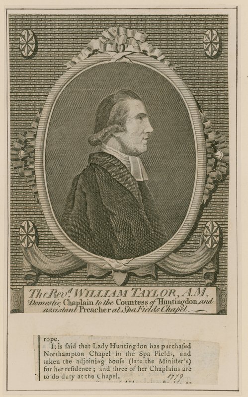 Pastor William Taylor, Spa Fields Chapel, Clerkenwell af English School