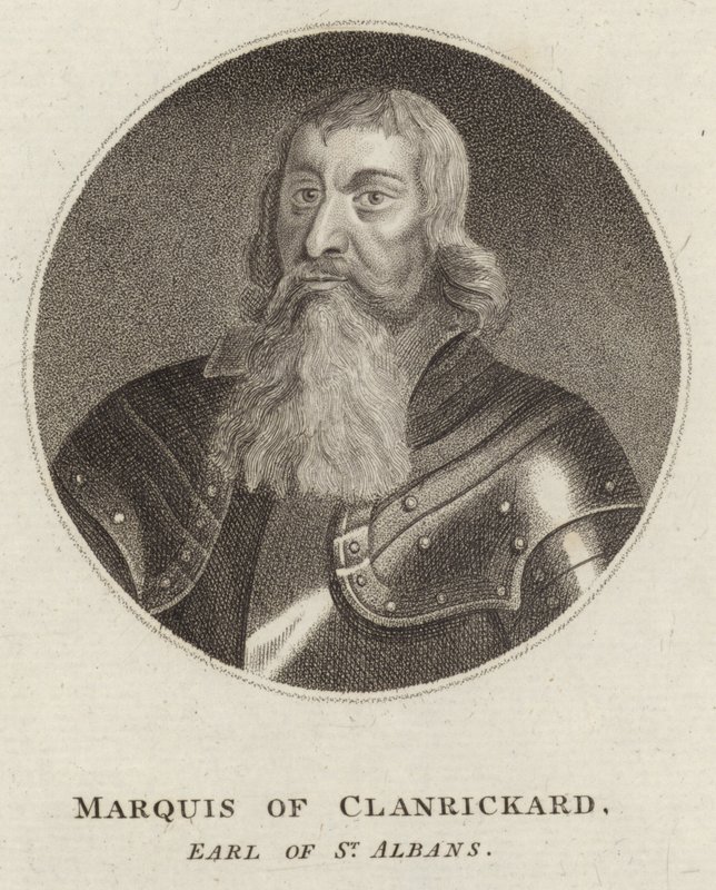 Richard Burke, Markis af Clanricarde af English School