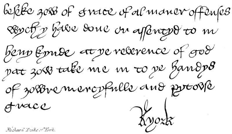 Richard hertug af York af English School