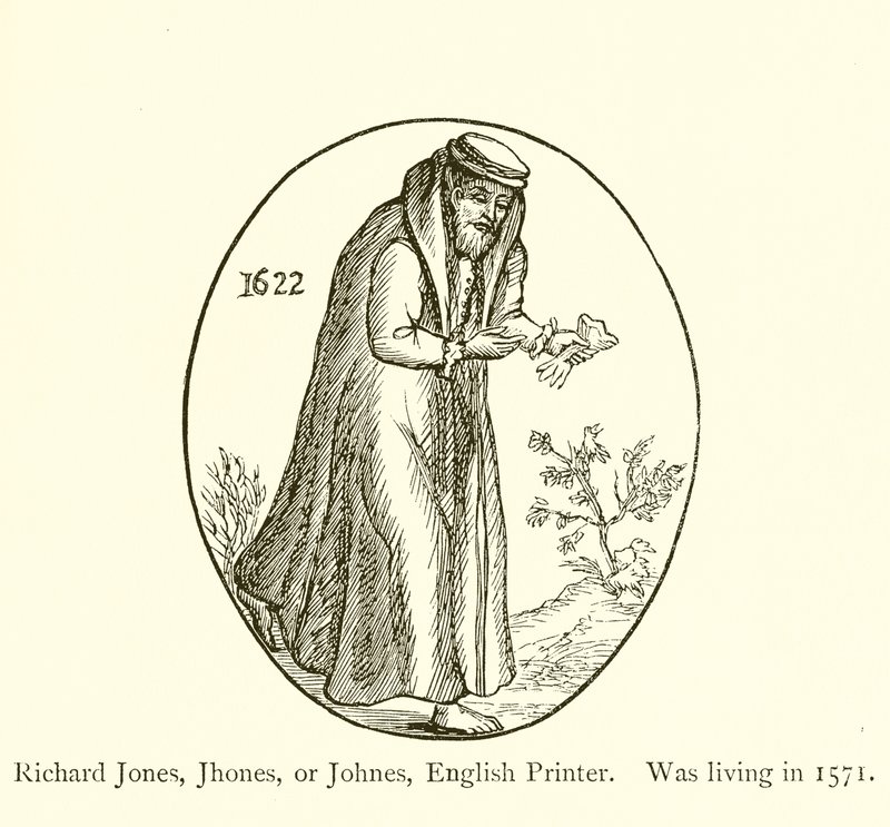 Richard Jones, Jhones, eller Johnes, engelsk trykkeri, levede i 1571 af English School