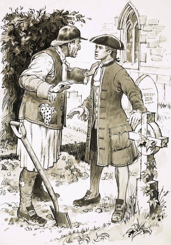 Richard Larkin møder en graver af English School
